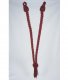 20" V-Tieback with Chainette Fringe Tassel - Wine