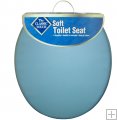 17" Soft Toilet Seat - Light Blue