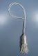 3" Tassel Shade Pull - White (2/bag)