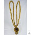 24" Pom Pom Tieback - Gold