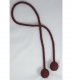 30" Ball Tieback - Wine