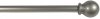 9/16" Diameter Ball Cafe Rod 48-86" - Pewter