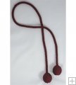 30" Ball Tieback - Wine