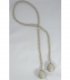 30" Ball Tieback - Cream