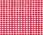 Gingham Wet Look Red