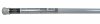White 1" Steel Tension Bar - 36"-63"