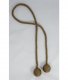 30" Ball Tieback - Taupe