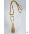 30" Tieback with 6" Tassel - Sand