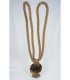 24" Pom Pom Tieback - Taupe