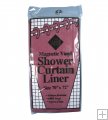 Shower Liner - Burgundy