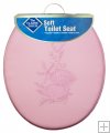 17" Embroidered Soft Toilet Seat - Pink