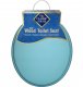 17" Wood Toilet Seat - Light Blue