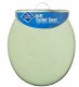 17" Embroidered Soft Toilet Seat - Beige
