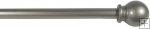 9/16" Diameter Ball Cafe Rod 28-48" - Pewter