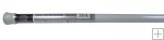 White 1" Steel Tension Bar - 36"-63"