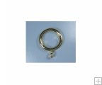 1" Plastic Cafe Ring Brass (14/bag)
