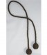30" Ball Tieback - Chocolate