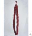 27" Braided Tieback - Wine