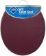17" Soft Toilet Seat - Burgundy