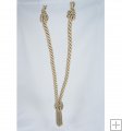 20" V-Tieback with Chainette Fringe Tassel - Tan