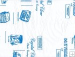 12 Gauge Clear - Blue Paper