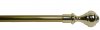 9/16" Diameter Windsor Cafe Rod 86-150" - Brass