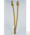 20" V-Tieback with Chainette Fringe Tassel - Gold