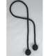 30" Ball Tieback - Black