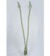 32" V-Tieback with Chainette Fringe Tassel - Sage