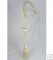 30" Tieback with 6" Tassel - Cream