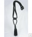 30" Tieback with 6" Tassel - Black