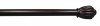 9/16" Diameter Sonoma Cafe Rod 86-150" - Woodtone