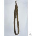 27" Braided Tieback - Chocolate