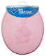 17" Embroidered Soft Toilet Seat - Pink