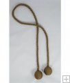 30" Ball Tieback - Taupe
