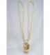 24" Pom Pom Tieback - Cream