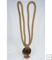 24" Pom Pom Tieback - Taupe